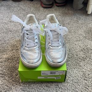 Sam Edelman Metallic Silver Women’s Sneakers